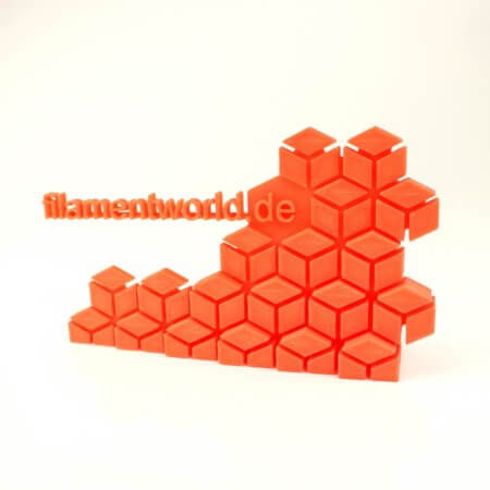 3D Drucker PLA Filament - Neon Orange