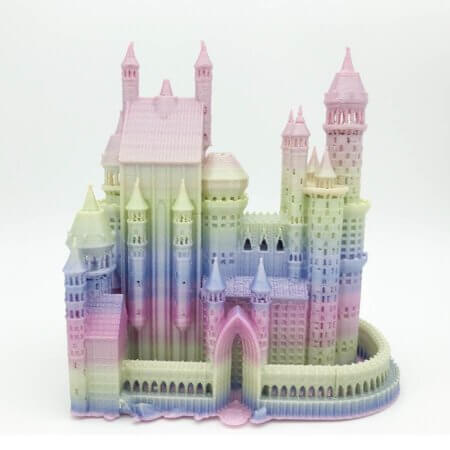 3D Drucker PLA Filament - Regenbogen Silky Pastell - Unicofil